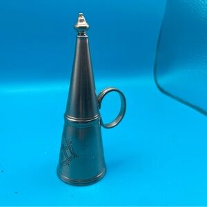 1990 Pewter Metropolitan Museum of Art MMA Ornate Candle Snuffer